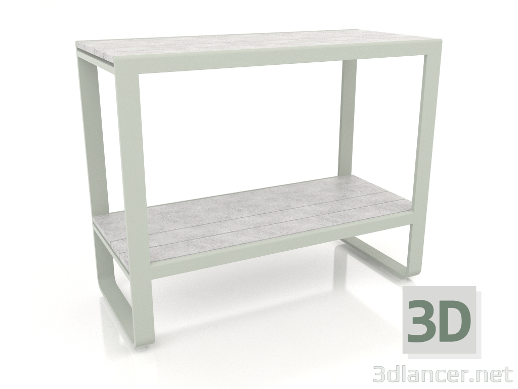 modello 3D Ripiano 90 (DEKTON Kreta, Grigio cemento) - anteprima