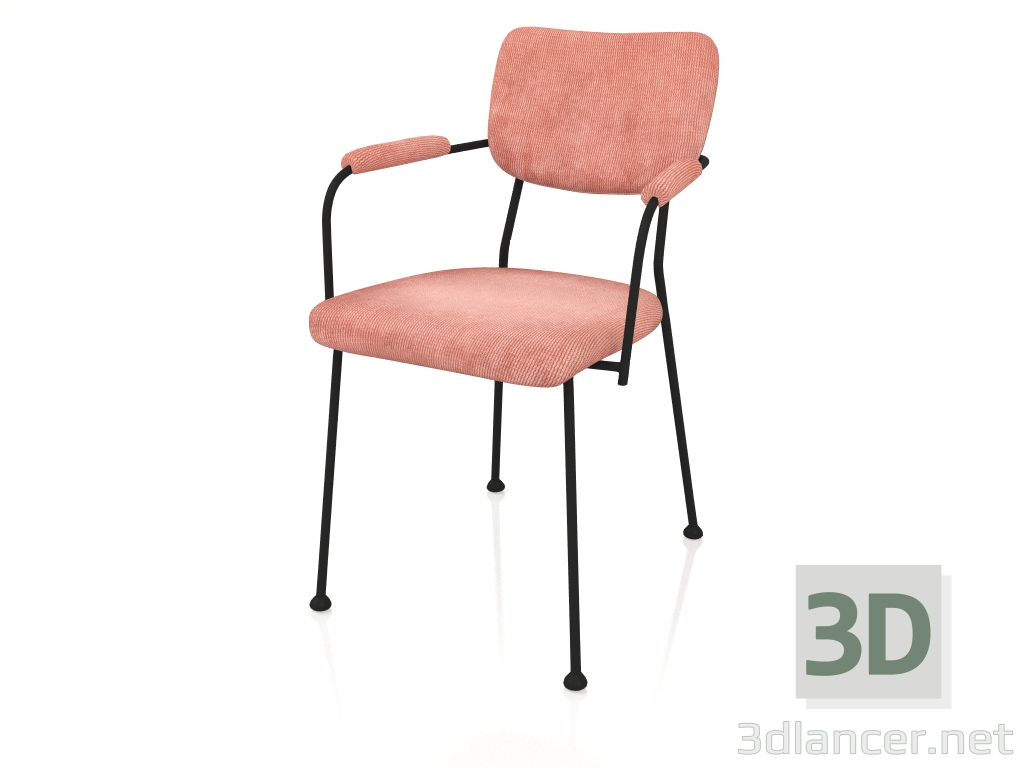 3d модель Крісло Benson (Pink) – превью