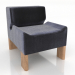 3d model HÔTEL ZOI + armchair - preview