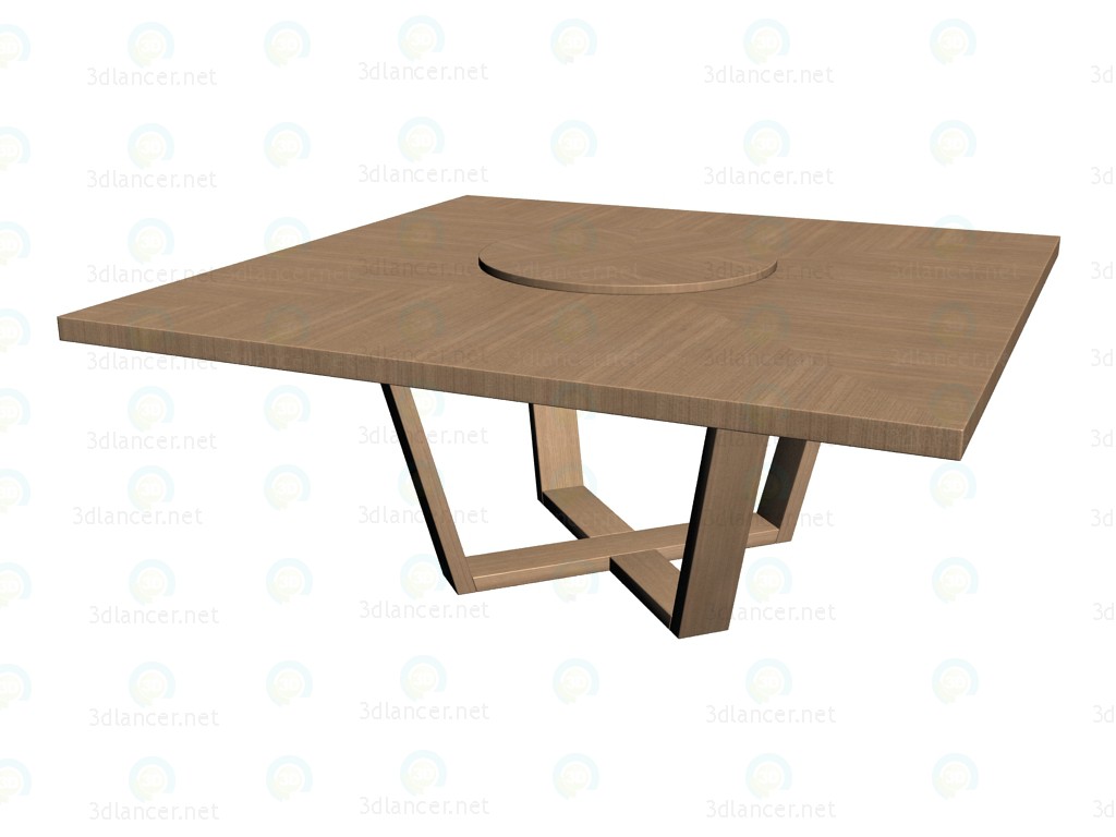3 डी मॉडल डाइनिंग टेबल SMTQ18 - पूर्वावलोकन