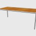 modello 3D Sala da pranzo tavolo superiore Teak 51770 - anteprima