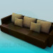 3D Modell Sofa - Vorschau