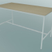 modèle 3D Table rectangulaire Base High 85x190x105 (Chêne, Blanc) - preview