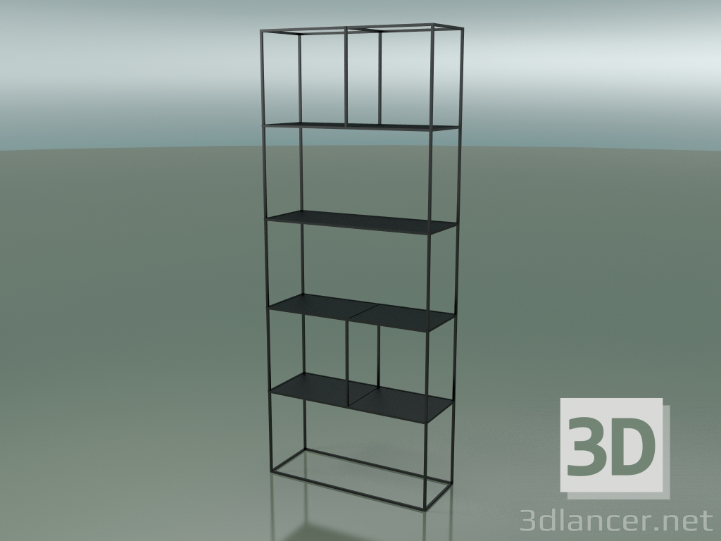 3D Modell Bücherregal (80) - Vorschau
