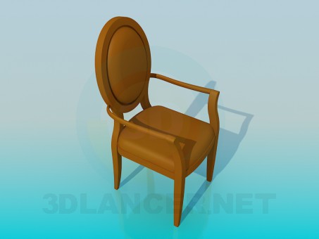 modelo 3D Silla antigua - escuchar modelo 3D Silla antigua - escuchar