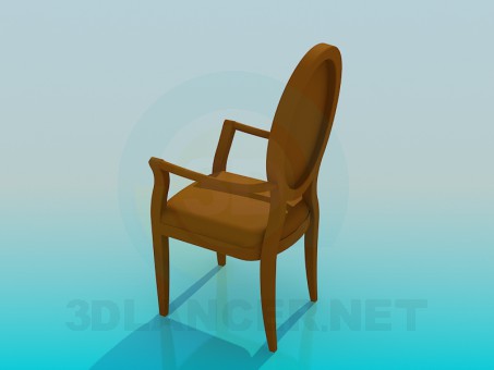 modelo 3D Silla antigua - escuchar modelo 3D Silla antigua - escuchar
