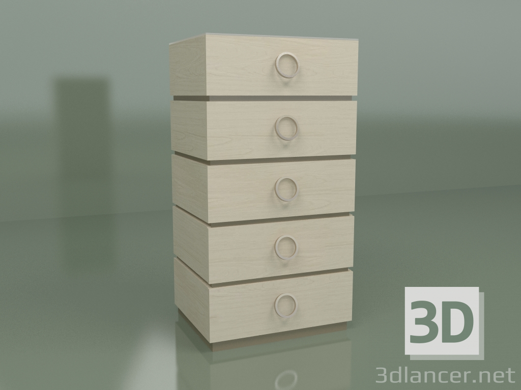 3d model Chest of drawers DN 340 (Maple) - preview