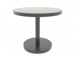 Dining table DT 012 (D=900x750, black plastic color)