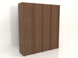 Wardrobe MW 05 wood (2465x667x2818, wood brown light)