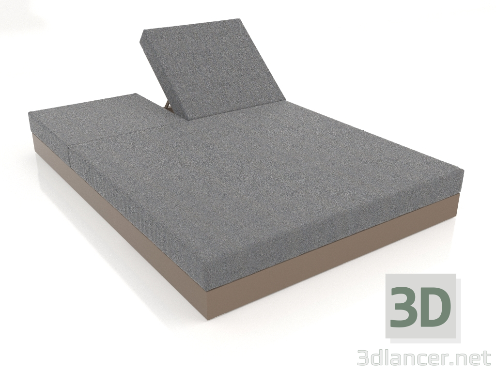 3d model Bed with back 140 (Bronze) - preview