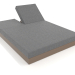 3D Modell Bett mit Rückenlehne 140 (Bronze) - Vorschau