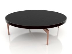 गोल कॉफी टेबल Ø120 (काला, डेकटन डोमूस)
