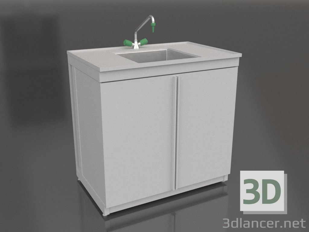 3d model Mesa de fregadero 900 SMS-D pp - vista previa 3d model Mesa de fregadero 900 SMS-D pp - vista previa