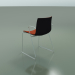 3D modeli Sandalye 0470 (kolçaklı raylarda, ön kaplamalı, polipropilen PO00109) - önizleme