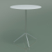 3D Modell Runder Tisch 5752 (H 103 - Ø79 cm, Weiß, LU1) - Vorschau