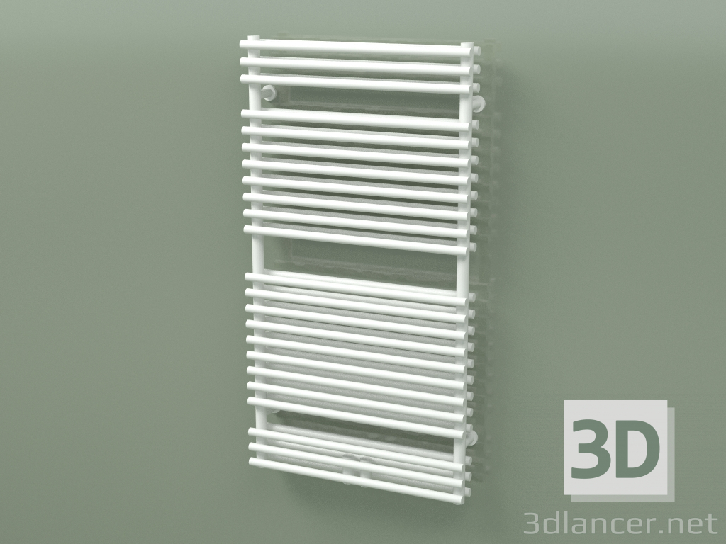 3D modeli Isıtmalı havlu askısı - Apia (1134 x 600, RAL - 9016) - önizleme