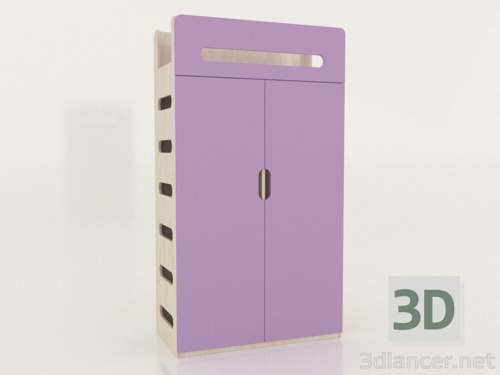 3D Modell Kleiderschrank geschlossen MOVE WE (WLMWE1) - Vorschau
