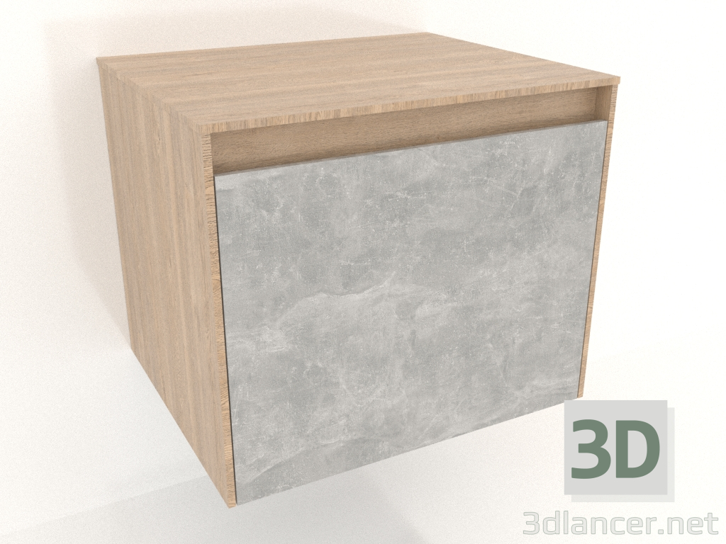 3D modeli Asma dolap 60 cm (MOB0106DB+MOB0706BS) - önizleme