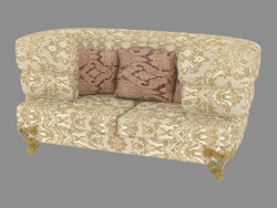 Classic double sofa (TC401)