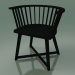 3d model Media silla redonda (24, negra) - vista previa
