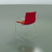 3d model Chair 0470 (on rails with armrests, with front trim, polypropylene PO00104) - preview