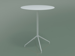 राउंड टेबल 5752 (एच 103 - cm79 सेमी, व्हाइट, वी 12)