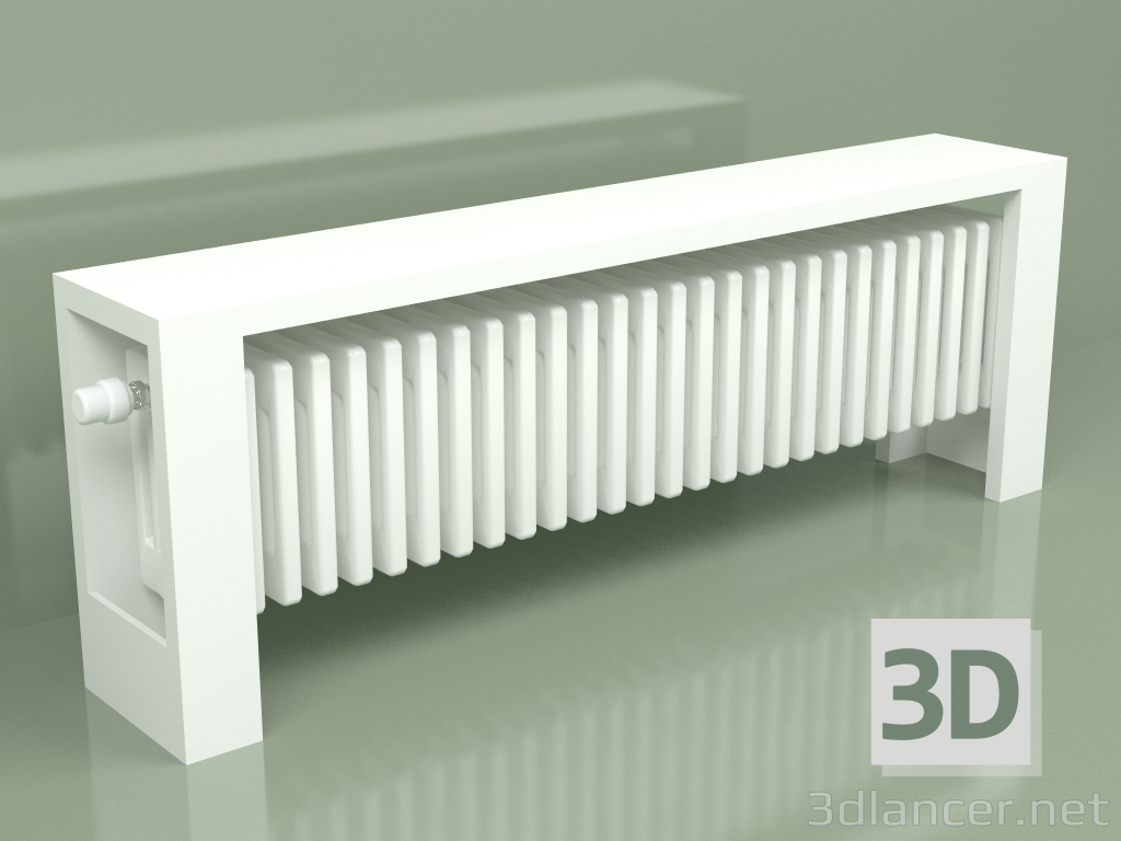 3D Modell Kühler Delta Column Bench V (H300 L1400 B177, RAL - 9016) - Vorschau