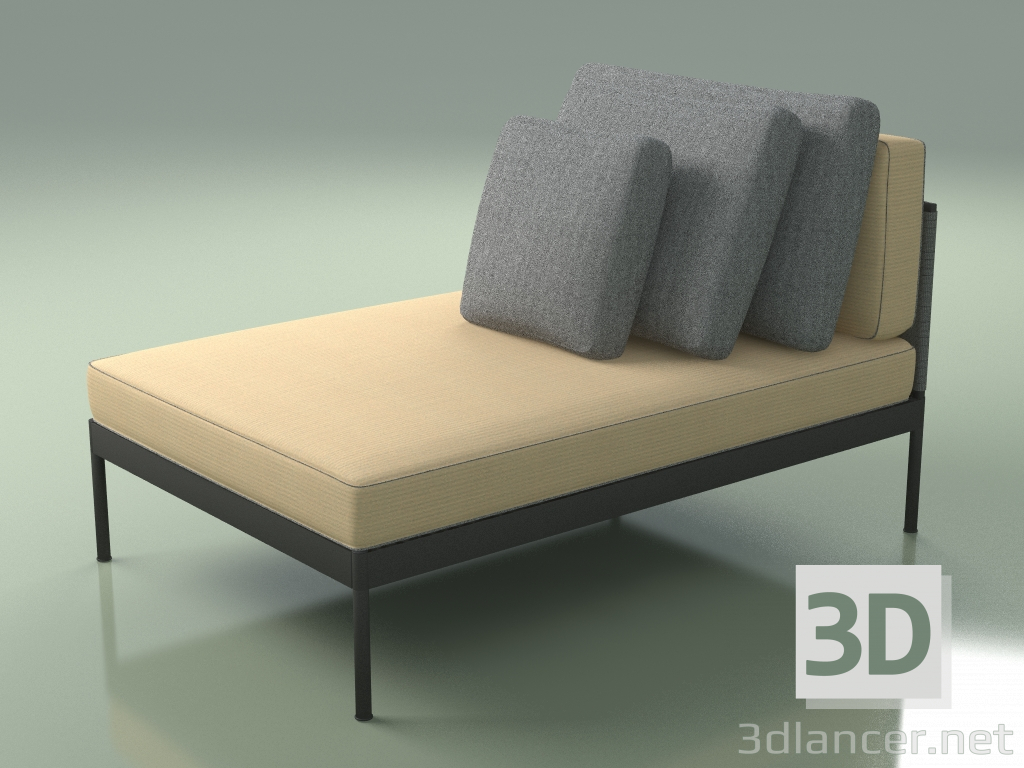 3D Modell Modulares Sofa (353 + 330, Option 1) - Vorschau