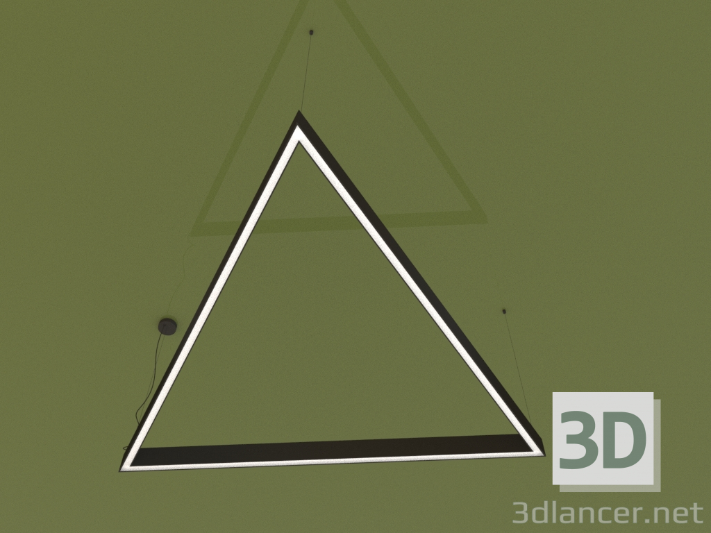 3d model Luminaire TRIANGOLO (1086 mm) - preview