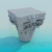 modèle 3D Décoration de plâtre - preview