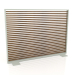 3d model Partition made of artificial wood and aluminum 150x110 (Teak, Cement gray) - preview