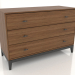 3d model Chest of drawers 1200x500 mm (light walnut) - preview