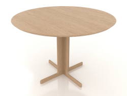 Mesa de comedor 1100 mm (extensible, opción 1, Roble blanqueado)
