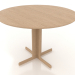 modèle 3D Table à manger 1100 mm (extensible, option 1, chêne blanchi) - preview