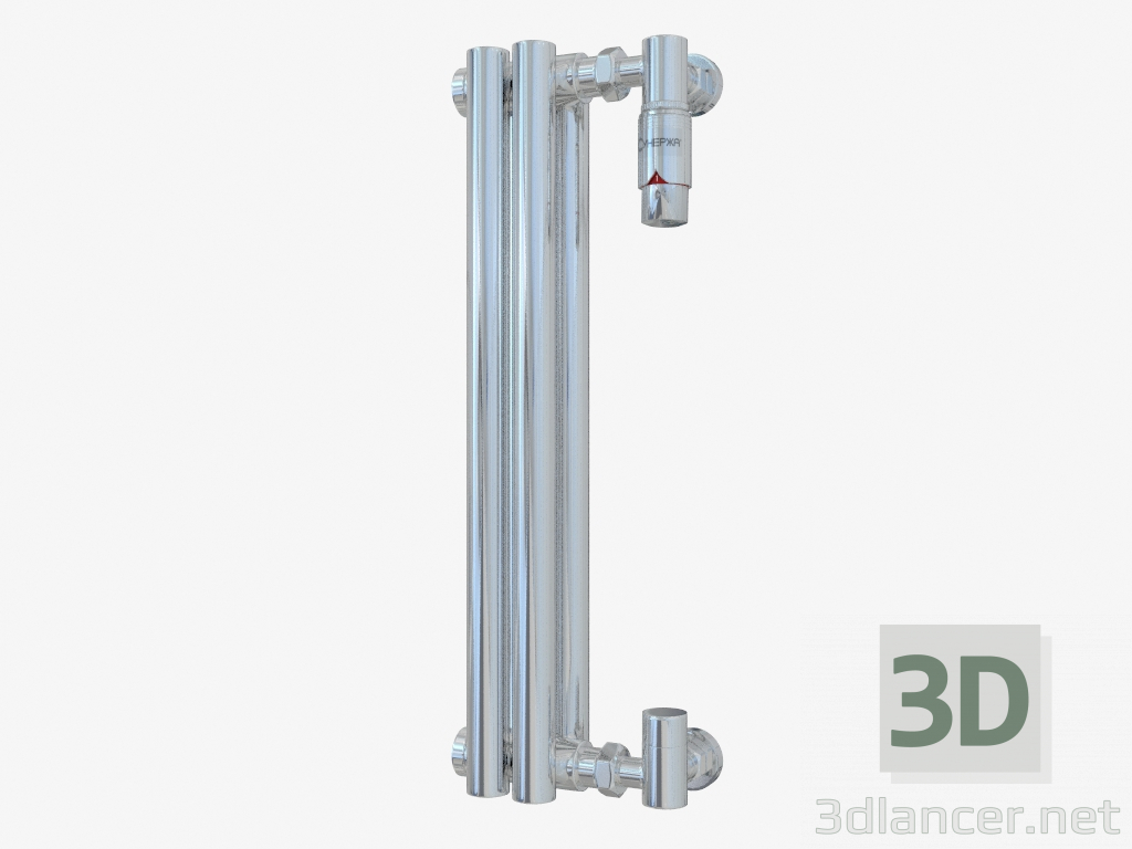 modello 3D Radiatore Estet (500x97; 2 sezioni) - anteprima