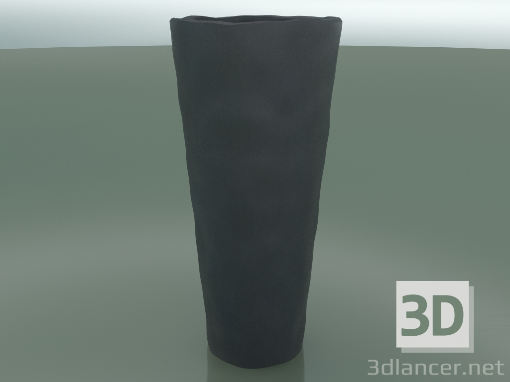 3D modeli Vazo Cono Semento (H 90 cm) - önizleme