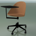 Modelo 3d Cadeira 2312 (5 rodas, com mesa, PA00002, PC00004 polipropileno) - preview