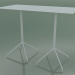 3d model Rectangular table with a double base 5746 (H 103 - 69x139 cm, White, V12) - preview