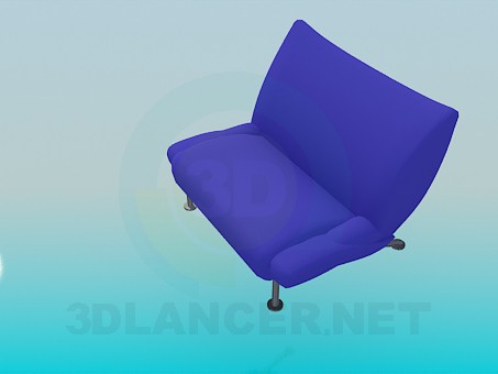 3d модель Кресло – превью 3d модель Кресло – превью