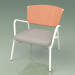 3D modeli Yumuşak koltuklu koltuk 027 (Metal Süt, Batyline Orange) - önizleme