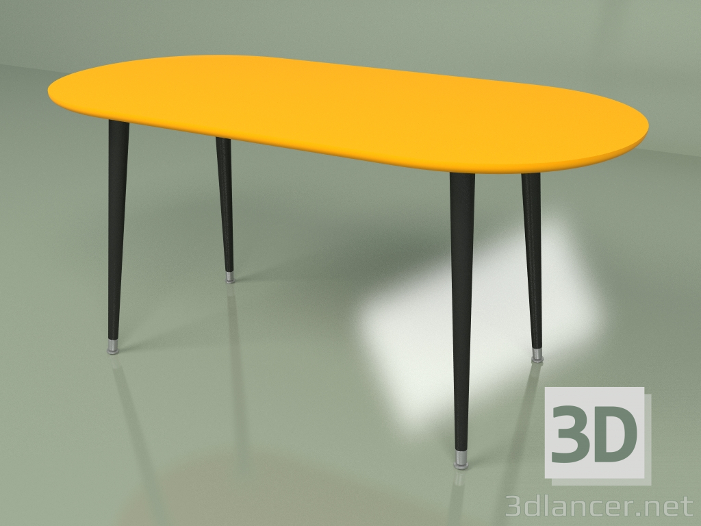 3d модель Журнальный столик Soap краска (оранжевый) – превью