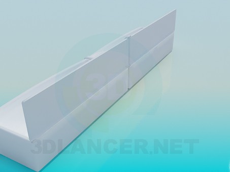 3d model Large wash basins - preview 3d model Large wash basins - preview