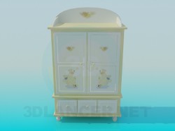 Cabinet for children's clothing