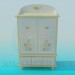 3d model Cabinet for children's clothing - preview