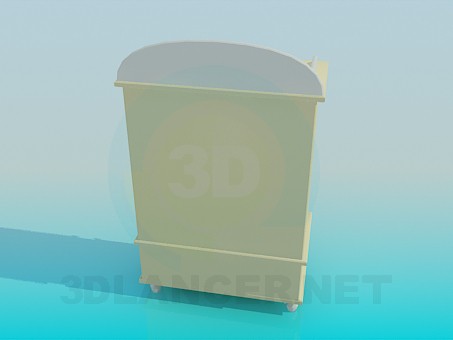 3d model Cabinet for children's clothing - preview 3d model Cabinet for children's clothing - preview