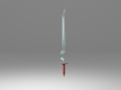 gebogenes Schwert