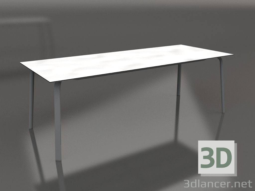 3D Modell Esstisch 220 (Anthrazit) - Vorschau