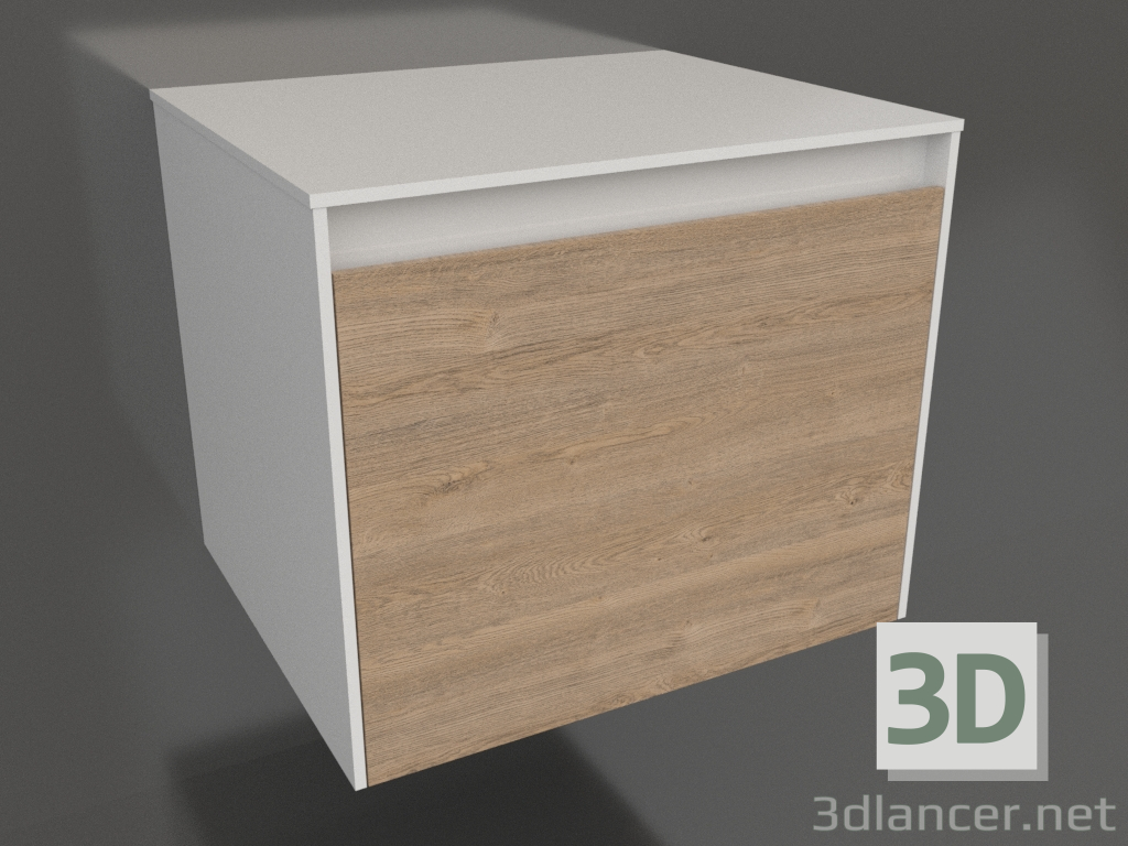 3d model Hanging cabinet 60 cm (MOB0106W+MOB0706DB) - preview