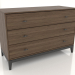 3d model Chest of drawers 1200x500 mm (lightened ash walnut) - preview