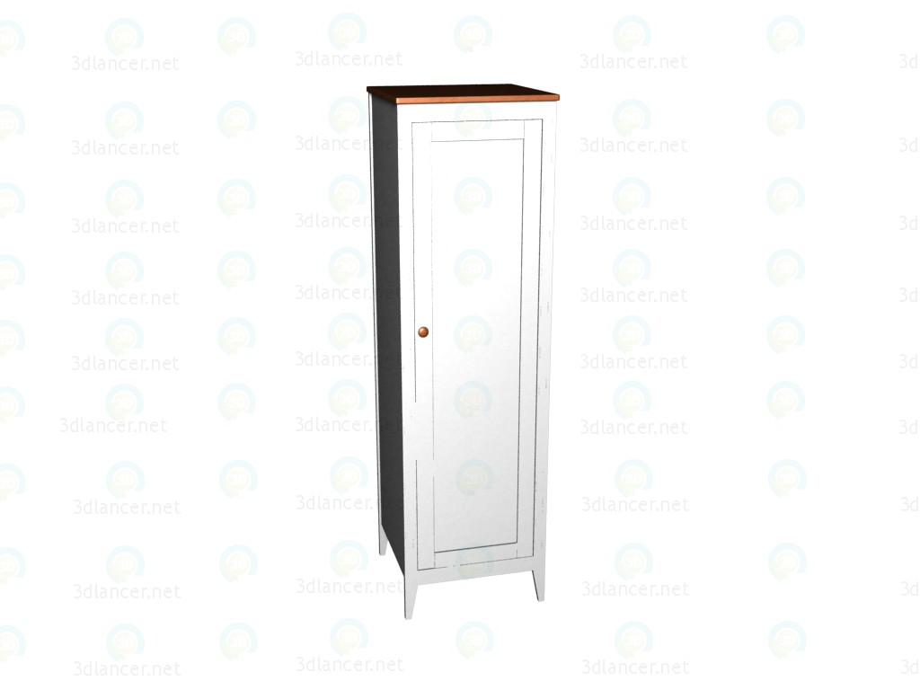 3d model Armario 1 puerta - vista previa